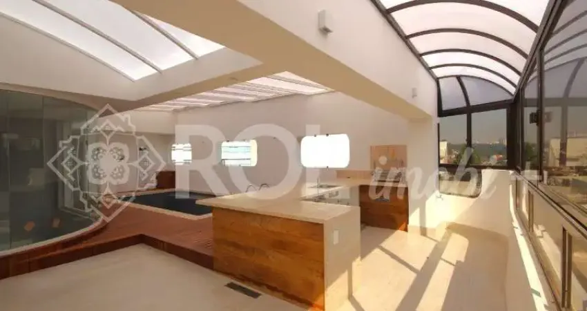 Cobertura de luxo no pacaembú: 4 quartos, 4 suítes, 3 salas, 8 banheiros e 453,13 m² - são paulo-sp