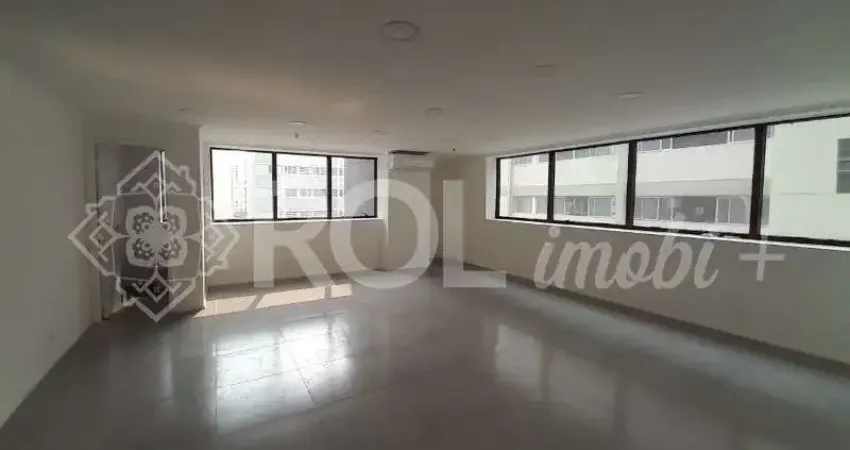 Conjunto comercial - vão livre - 53 m² - 2 vagas - higienópolis