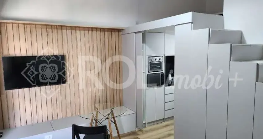 Apartamento mobiliado 33 m² - 1 dormitório - sem vaga - locação