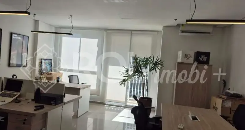 Conjunto comercial 42 m² - vão livre com varanda - 1 vaga - metrô faria lima - locação