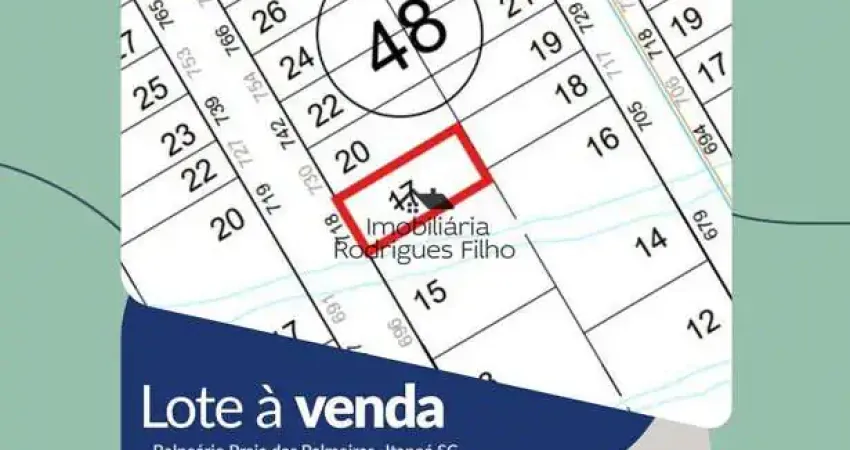 Terreno à venda na Rua 1990 dos Coqueiros, 706, Praia Continental, Itapoá