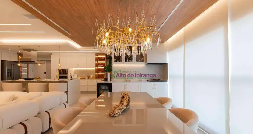 Apartamento com 4 dormitórios à venda, 160 m² por r$ 3.200.000,00 - ipiranga - são paulo/sp