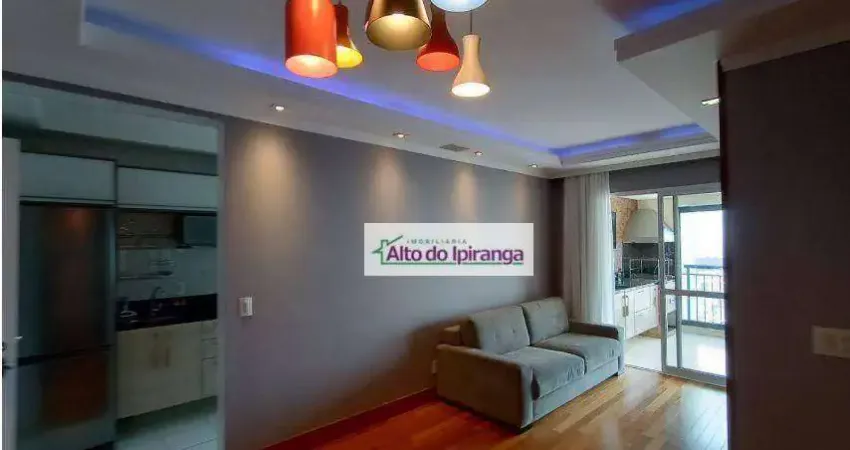 Apartamento com 2 dormitórios para alugar, 67 m² por R$ 3.624,08/mês - Sacomã - São Paulo/SP