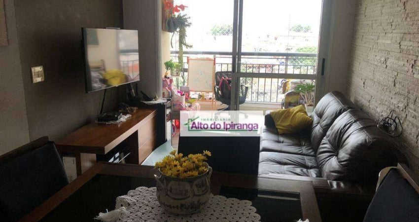 Apartamento com 3 dormitórios à venda, 68 m² por R$ 595.000,00 - Alto do Ipiranga - São Paulo/SP