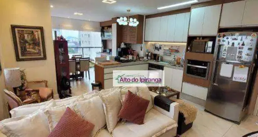 Apartamento com 2 dormitórios à venda, 74 m² por r$ 1.100.000,00 - alto do ipiranga - são paulo/sp