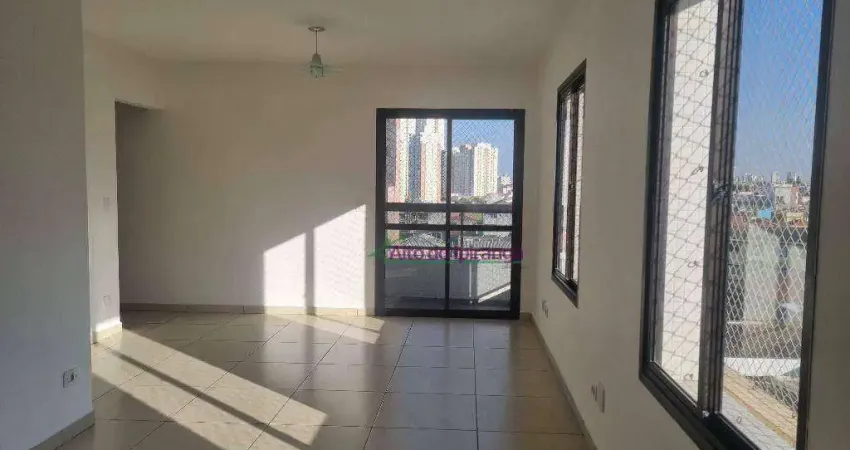 Apartamento com 3 dormitórios para alugar, 83 m² por R$ 5.840,00/mês - Ipiranga - São Paulo/SP