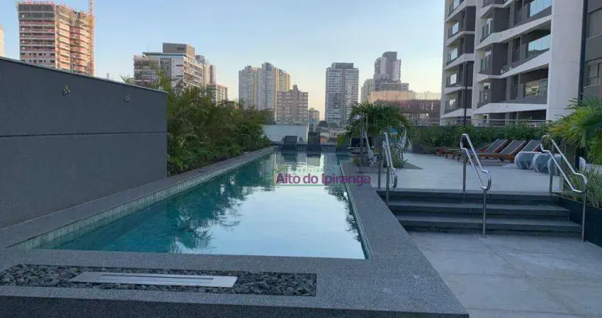 Studio com 1 dormitório para alugar, 20 m² por r$ 2.850,00/mês - ipiranga - são paulo/sp