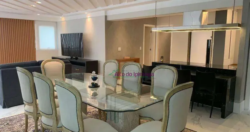 Apartamento com 4 dormitórios à venda, 180 m² por r$ 2.900.000,00 - ipiranga - são paulo/sp