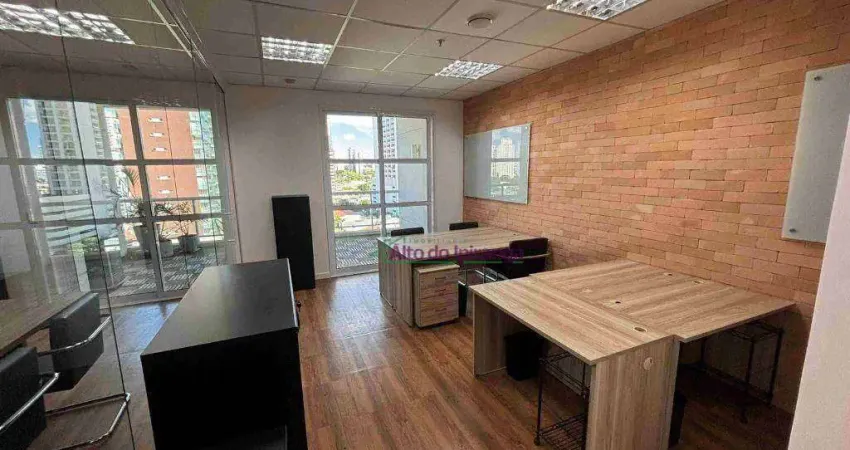 Sala para alugar, 82 m² por r$ 10.794,00/mês - vila cordeiro - são paulo/sp