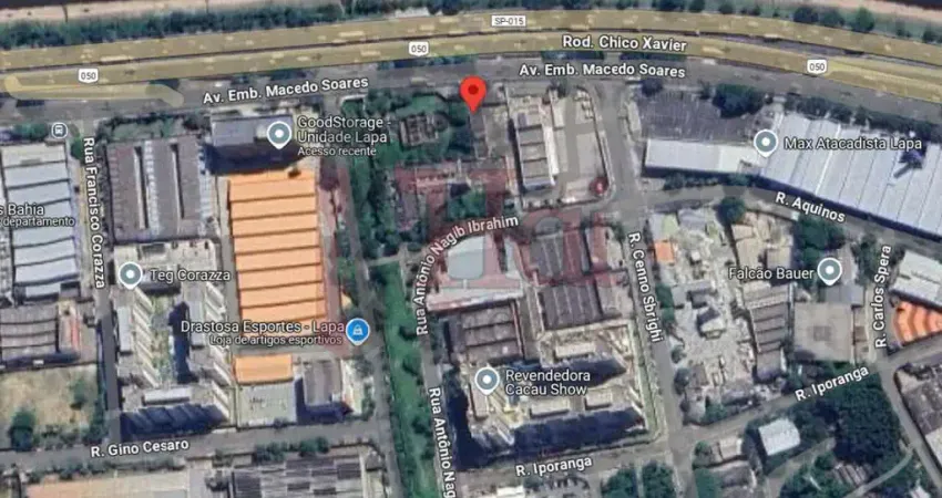 Prédio comercial/ terreno à venda na água branca, de 4.799 m², com frente para a marginal tietê