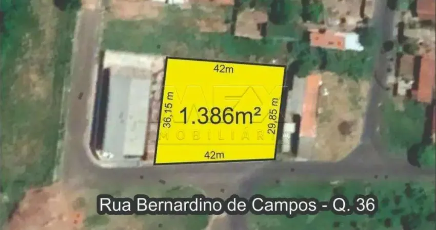 Terreno para alugar na Rua Bernardino de Campos, Vila Alto Paraíso, Bauru