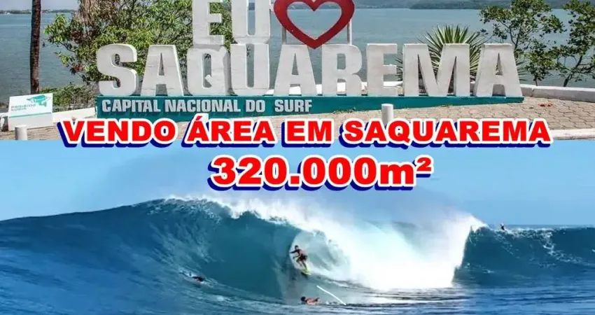 Área à venda em saquarema, as margens da lagoa com aproximadamente 320.000m².