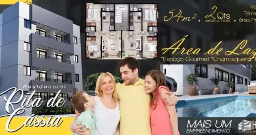 Apartamento com 2 dormitórios à venda por R$ 142.000,00 - Valentina de Figueiredo - João Pessoa/PB