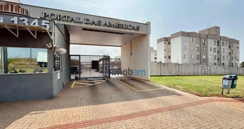 Apartamento com 2 dormitórios para alugar, 47 m² por r$ 900/mês - jardim santo amaro - cambé/pr