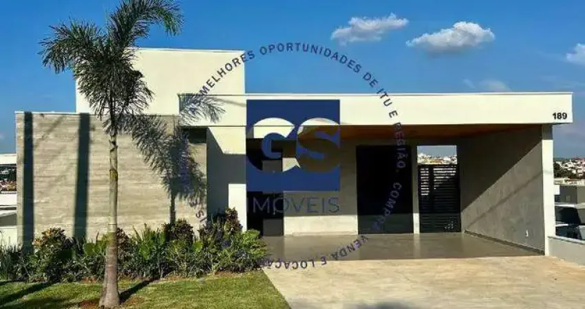 Casa em condomínio à venda , 3 quartos Reserva Central Parque- Salto/SP
