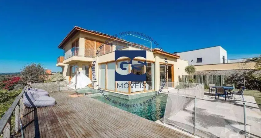 Casa com 5 dormitórios à venda, 577 m² por r$ 7.700.000,00 - condomínio campos de santo antonio ii - itu/sp