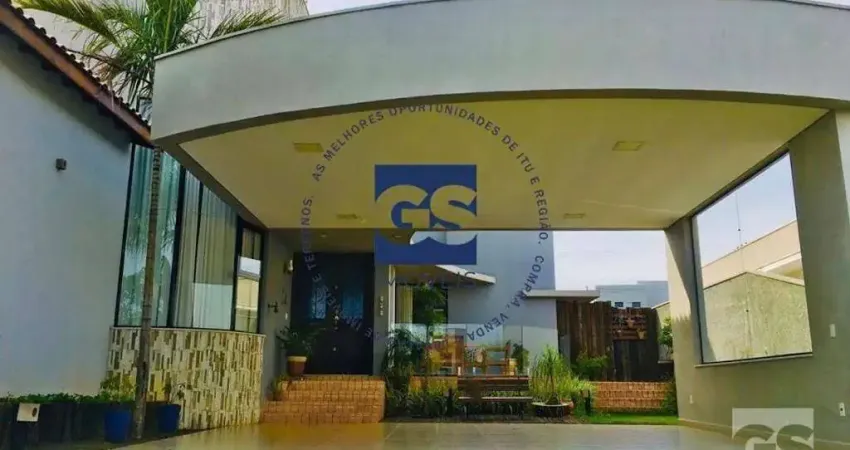 Casa residencial à venda, condominio fazenda palmeiras imperiais, salto - ca3526.