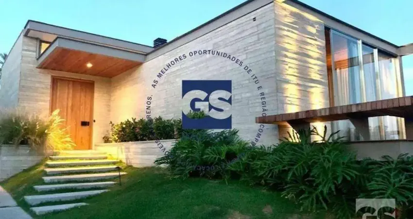 Casa com 5 dormitórios à venda, 590 m² por r$ 12.500.000,00 - condomínio terras de são josé - itu/sp