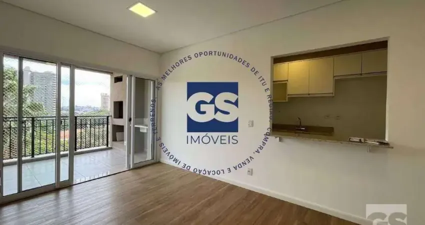 Apartamento com 3 dormitórios para alugar, 83 m² por r$ 3.669,09 - condomínio residencial amazonas - itu/sp