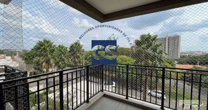 Apartamento com 3 dormitórios para alugar, 83 m² por r$ 3.660,00 - edifício condomínio amazonas - itu/sp