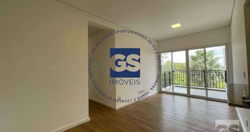 Apartamento com 3 dormitórios para alugar, 83 m² por r$ 3.760,00 - edifício condomínio amazonas - itu/sp