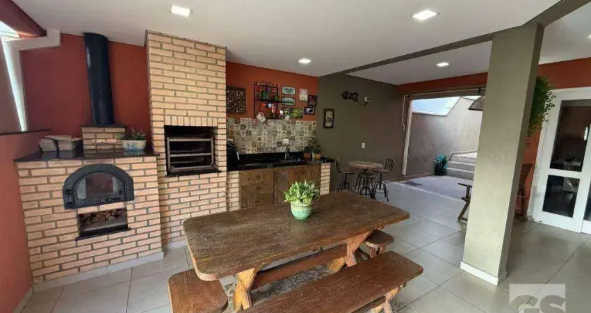 Casa com 3 dormitórios à venda, 244 m²   condomínio portal da vila rica - itu/sp