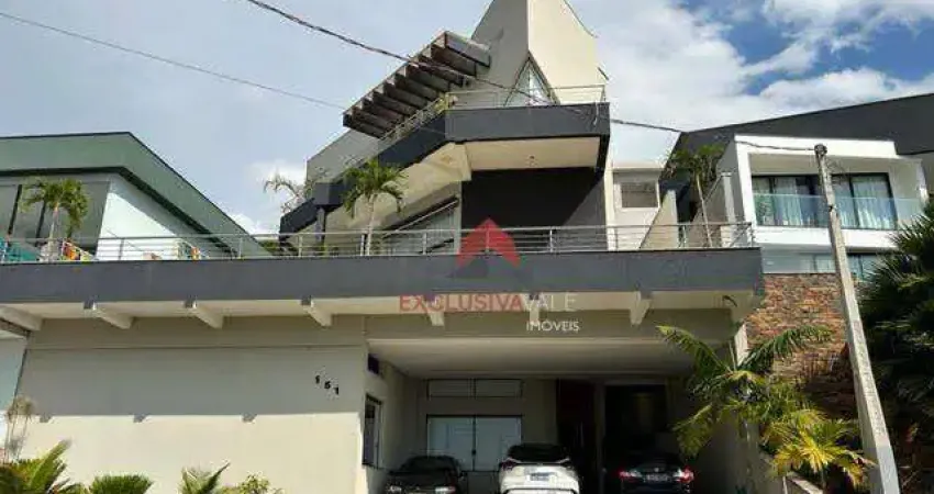 Casa à venda, 563 m² por r$ 4.200.000,00 - condomínio residencial jaguary - são josé dos campos/sp