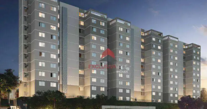 Apartamento, 40 m² - venda por R$ 235.000,00 ou aluguel por R$ 1.600,00/mês - Jardim Coleginho - Jacareí/SP