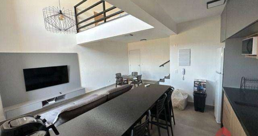 Apartamento tipo Loft Mobiliado  com 1 dormitório à venda, 78 m² por R$ 780.000 - Jardim Aquarius - São José dos Campos/SP
