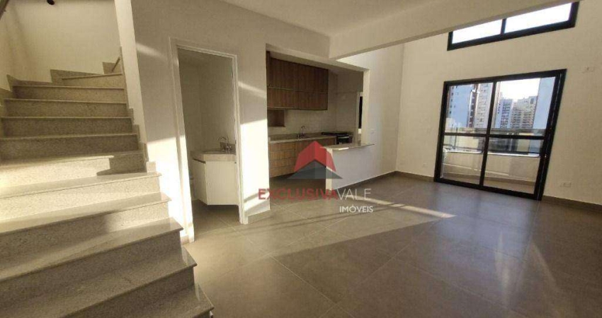Apartamento com 1 dormitório para alugar, 78 m² por R$ 5.374,00/mês - Parque Residencial Aquarius - São José dos Campos/SP