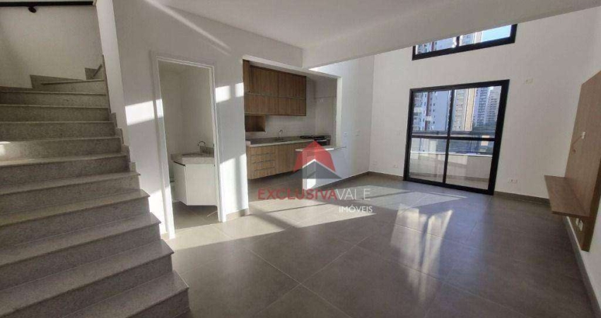 Apartamento com 1 dormitório para alugar, 78 m² por R$ 5.438,00/mês - Parque Residencial Aquarius - São José dos Campos/SP