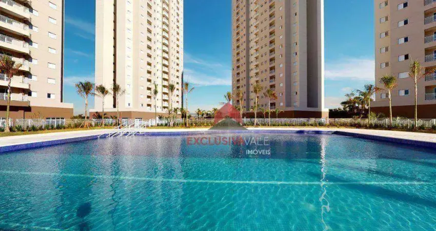 Apartamento com 2 dormitórios à venda, 62 m² por r$ 420.000,00 - pagador de andrade - jacareí/sp