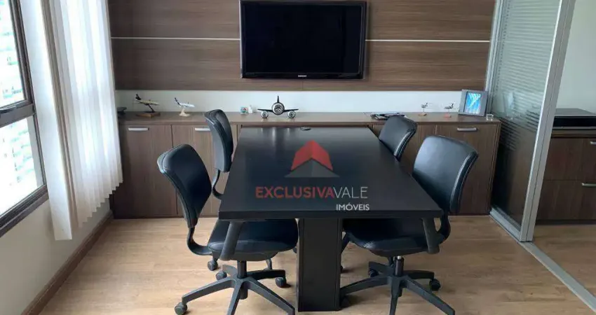 Sala, 40 m² - venda por r$ 495.000,00 ou aluguel por r$ 4.800,00/mês - jardim aquarius - são josé dos campos/sp