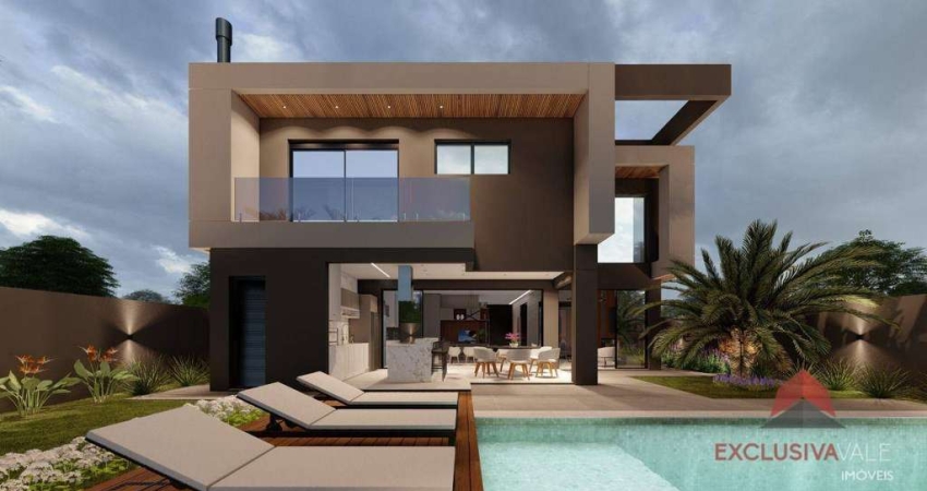 Casa com 4 suítes à venda, 348 m² por R$ 2.890.000 - Condomínio Mônaco -Urbanova - São José dos Campos/SP