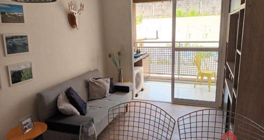 Apartamento com 1 dormitório para alugar, 33 m² por R$ 3.510,00/mês - Centro - São José dos Campos/SP