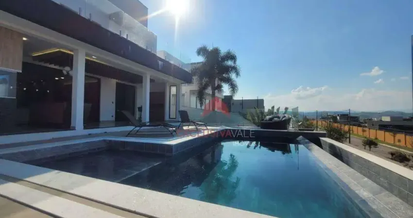 Casa com 4 dormitórios, piscina,  à venda, 469 m² por r$ 7.900.000 - condomínio residencial alphaville i - são josé dos campos/sp