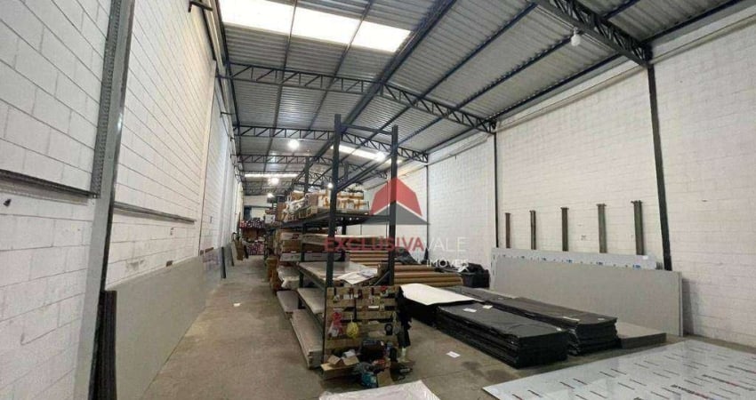 Galpão industrial aluga 450 metros quadrados de área construída, Chácaras Reunidas, São José dos Campos-SP