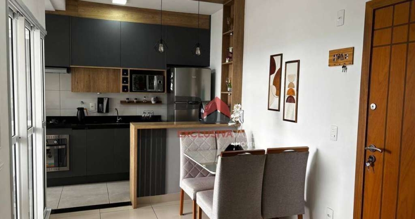 Lindíssimo Apartamento com 02 dormitórios (1st.) à venda, 63 m² por R$ 650.000 - Jardim Satélite - São José dos Campos/SP