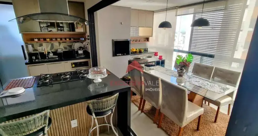 Apartamento com 2 dormitórios, suíte, varanda gourmet à venda, 84 m² por R$ 1.250.000 - Vila Adyana - São José dos Campos/SP