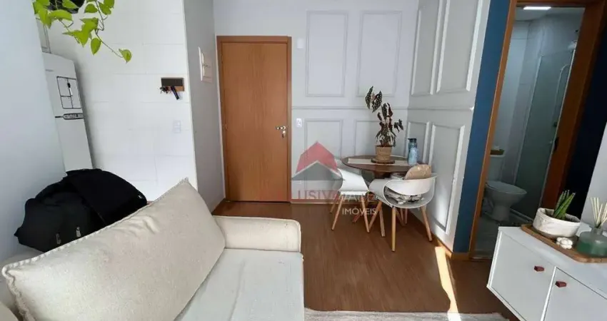 Lindíssimo apartamento planejado com 02 dormitórios à venda, 46 m² por r$ 395.000 - jardim sul - são josé dos campos/sp