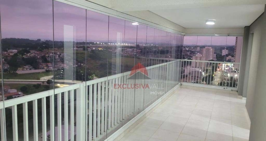 Apartamento com 3 dormitórios, suíte, ampla varanda gourmet à venda, 106 m² por R$ 985.000 - Floradas de São José - São José dos Campos/SP