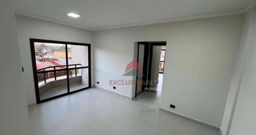 Apartamento com 2 dormitórios, suíte e varanda à venda, 65 m² por R$ 370.000 - Santana - São José dos Campos/SP