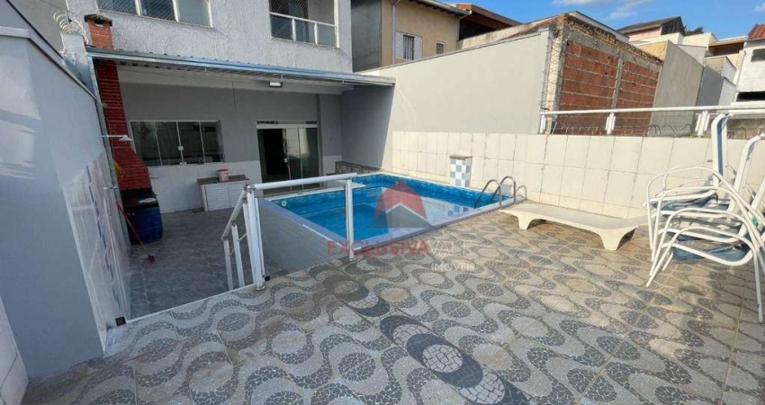 Excelente Sobrado com 04 dormitórios (3st.) para alugar, 195 m² por R$ 3.550/mês - Jardim Santa Júlia - São José dos Campos/SP