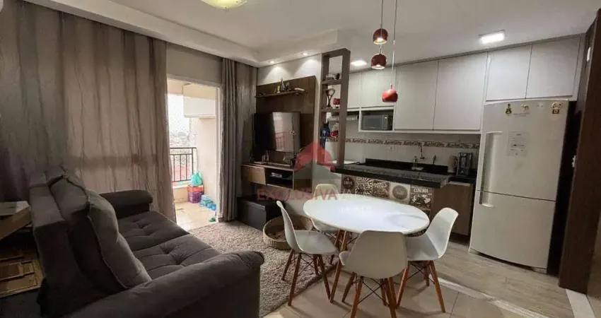 Lindíssimo apartamento com 02 dormitórios à venda, 65 m² por r$ 580.000 - parque industrial - são josé dos campos/sp