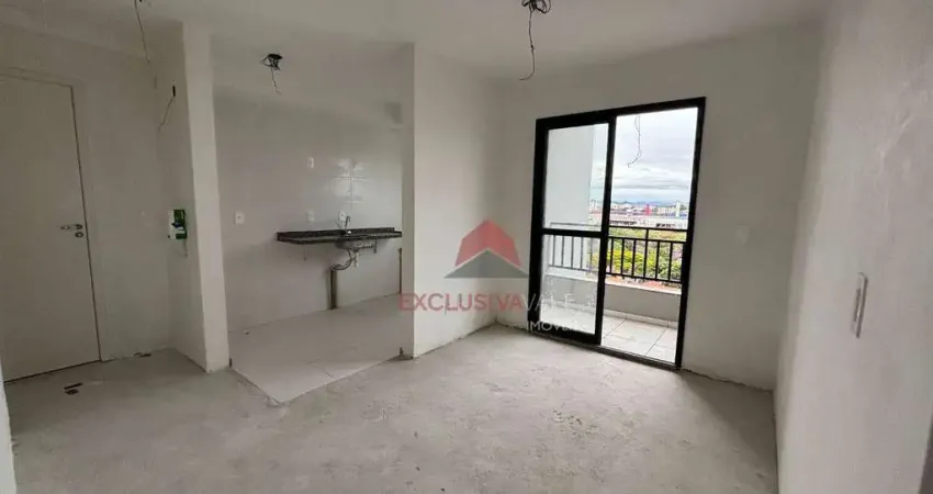 Excelente apartamento novo com 02 dormitórios (1st.) à venda, 52 m² por r$ 425.000 - parque industrial - são josé dos campos/sp