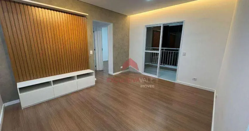 Apartamento com 2 dormitórios para alugar, 62 m² por r$ 2.910/mês - pagador de andrade - jacareí/sp