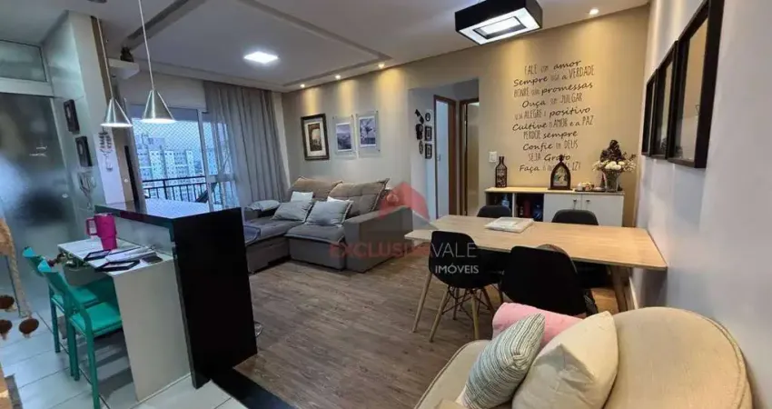 Apartamento com 2 dormitórios à venda, 65 m² por r$ 640.000,00 - parque industrial - são josé dos campos/sp