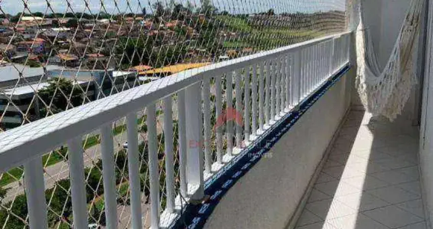 Apartamento com 3 dormitórios  sendo 1 suíte à venda, 80 m² por r$ 580.000 - jardim satélite - são josé dos campos/sp