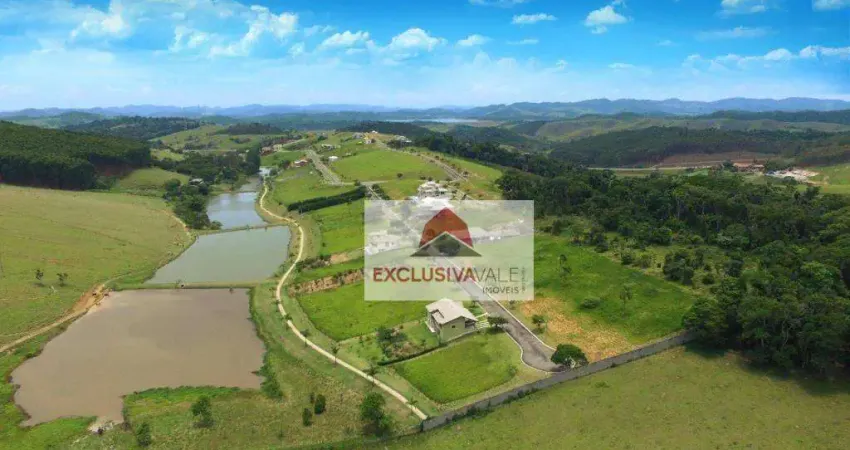 Terreno à venda, 1037 m² por r$ 190.000,00 - quinta dos lagos - paraibuna/sp
