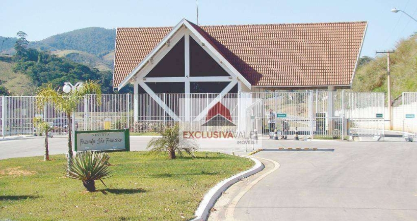 Terreno à venda, 1000 m² por R$ 280.000,00 - Reserva Fazenda São Francisco - Jambeiro/SP